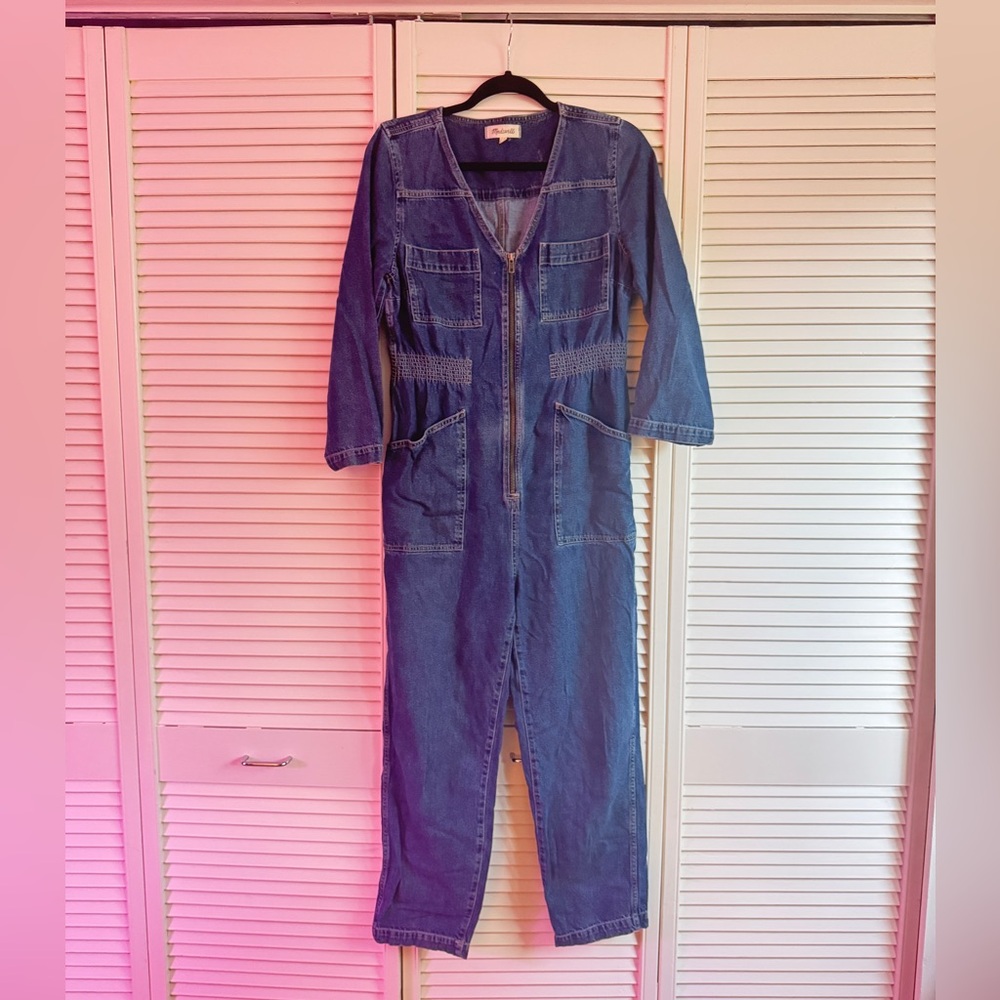 Madewell Classic Blue Denim Jumpsuit